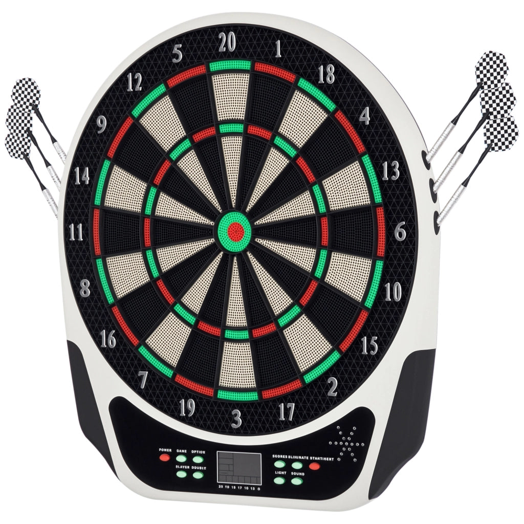 Bersaglio Freccette Elettronico ¨C Xylo ¨C Display LED, 6 Freccette, 18 Giochi, 159 Varianti, 8 Giocatori