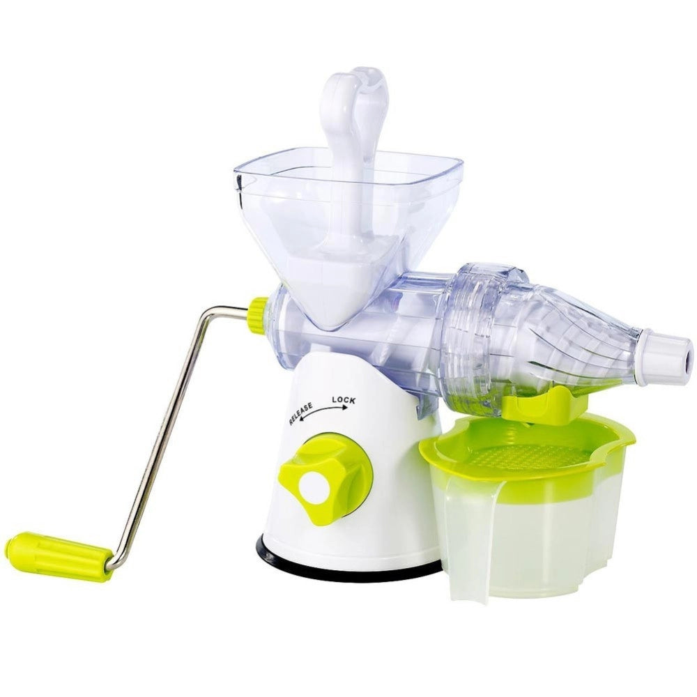 Trade Shop - Spremiagrumi Manuale Per Frutta E Verdura A Manovella Centrifuga Separa Succo -