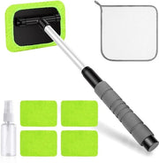 Kit di pulizia vetro auto e cucina - 8 pezzi - Set di spugne microfibra lavabili - Progettato ergonomicamente - Multifunzionale - Per vetri auto e cucina - Pulitore vetro multifunzionale