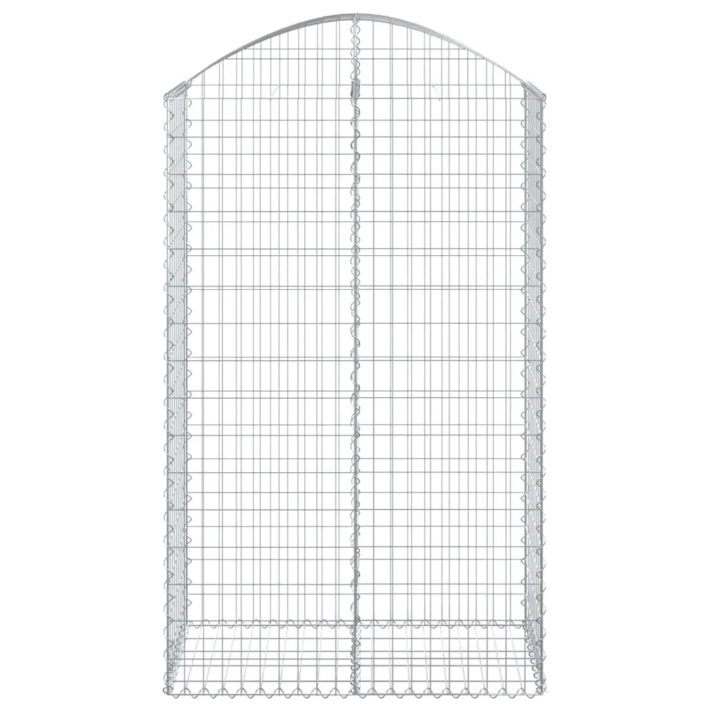 Cesto Gabbione ad Arco 100x50x160/180 cm Ferro Zincato