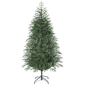 Albero di Natale Artificiale 180 cm 1814 Rami Realistici con Base in Metallo Verde