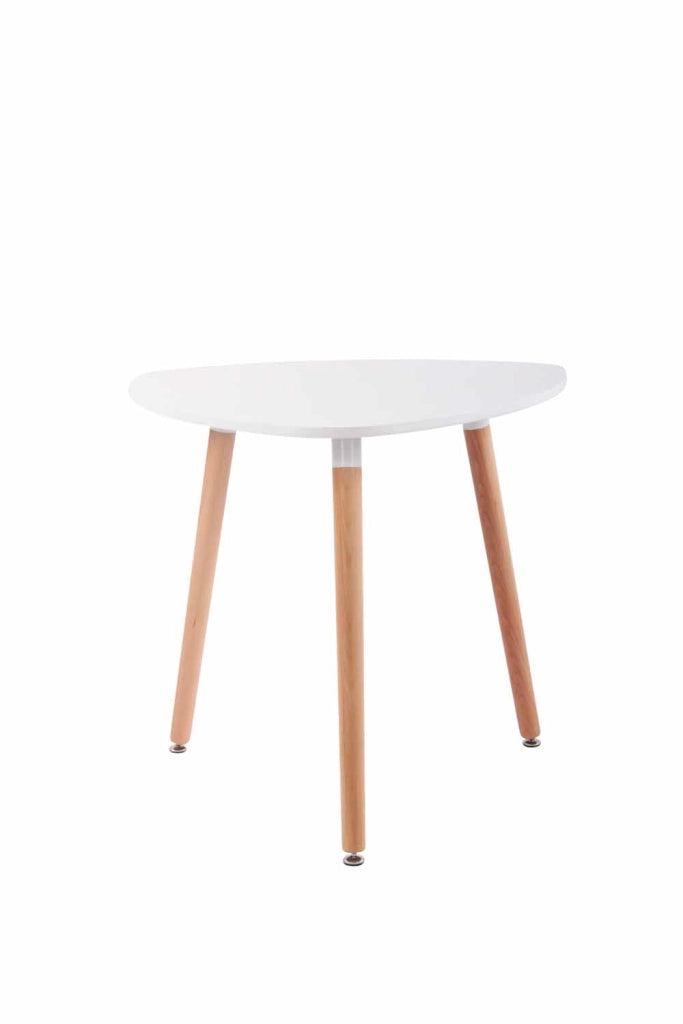 Tavolo Cucina Scandinavo Abenra bianco,80 cm