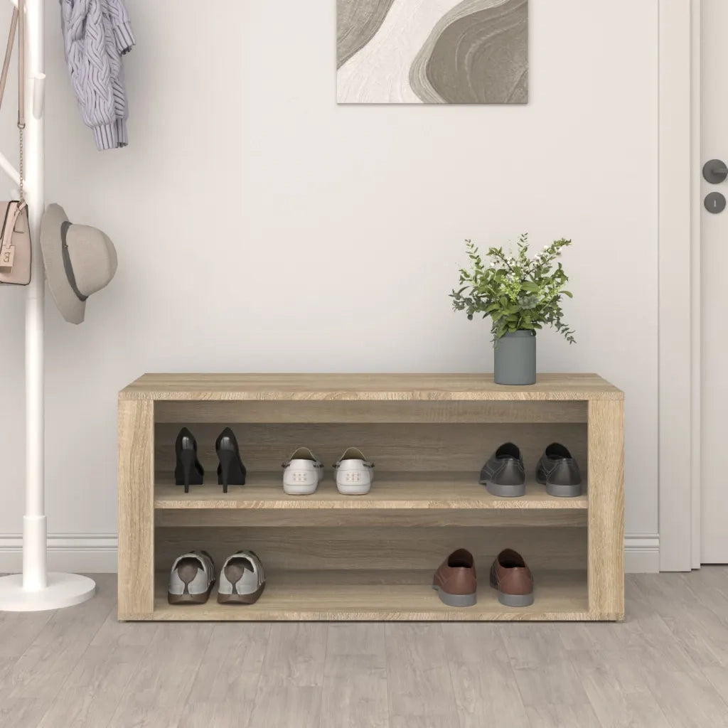 Scarpiera | Mobile per scarpe Rovere Sonoma 100x35x45 cm in Legno Multistrato