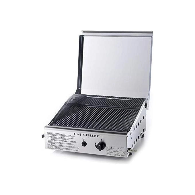 Ompagrill 4043 COVER-M Piastra di Cottura in Ghisa a Gas Gpl e Metano