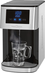 Dispensatore di acqua calda - 100°C in 3 secondi - 2600 Watt - Acciaio inossidabile - Nero e Argento