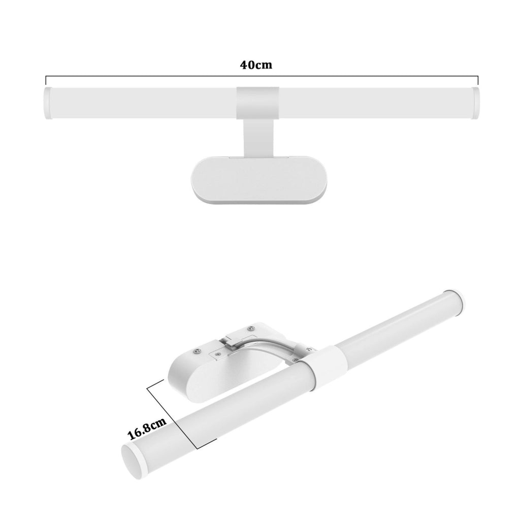 ZMH Lampada per specchio da bagno 40CM Lampada per specchio da bagno 6W per camera da letto
