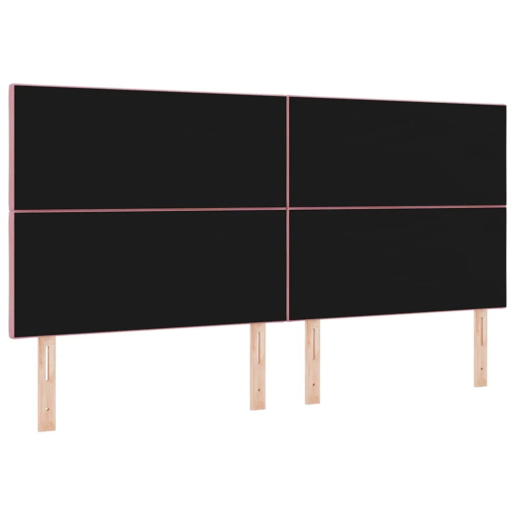 Testiera Rosa 200 cm Velluto 3337963