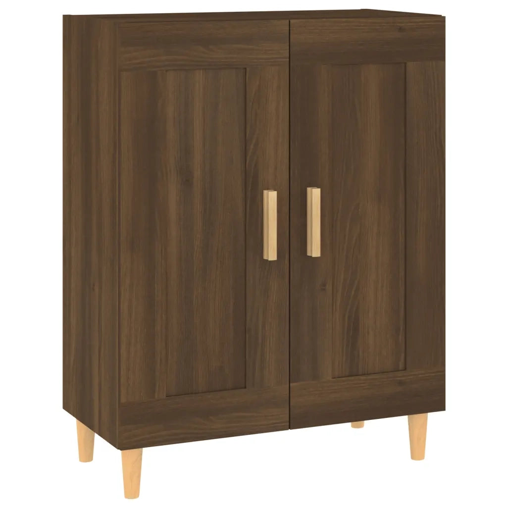 Credenza-Buffet-Armadio da cucina Rovere Marrone 69,5x34x90 cm in Legno Multistrato 235074