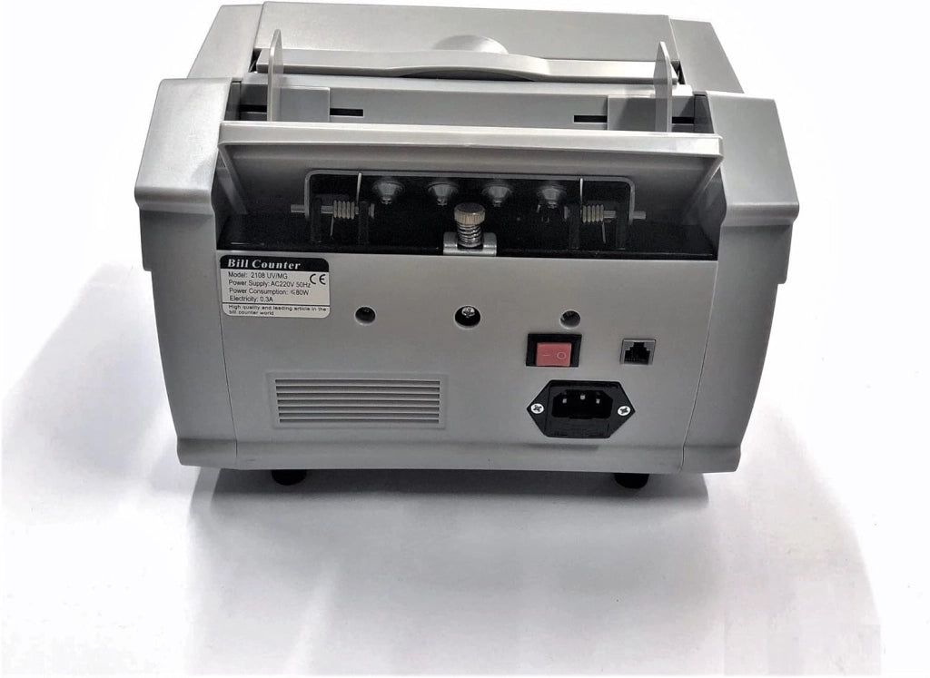 TEMPO DI SALDI Conta Banconote Professionale Con Rilevatore Di Banconote False E 2 Display Led