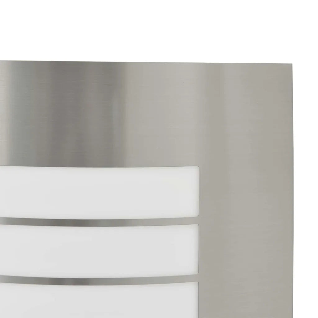 Lampada da Parete Esterna 2 pz Argento 23.5 x 9 x 26 cm CFW2457767