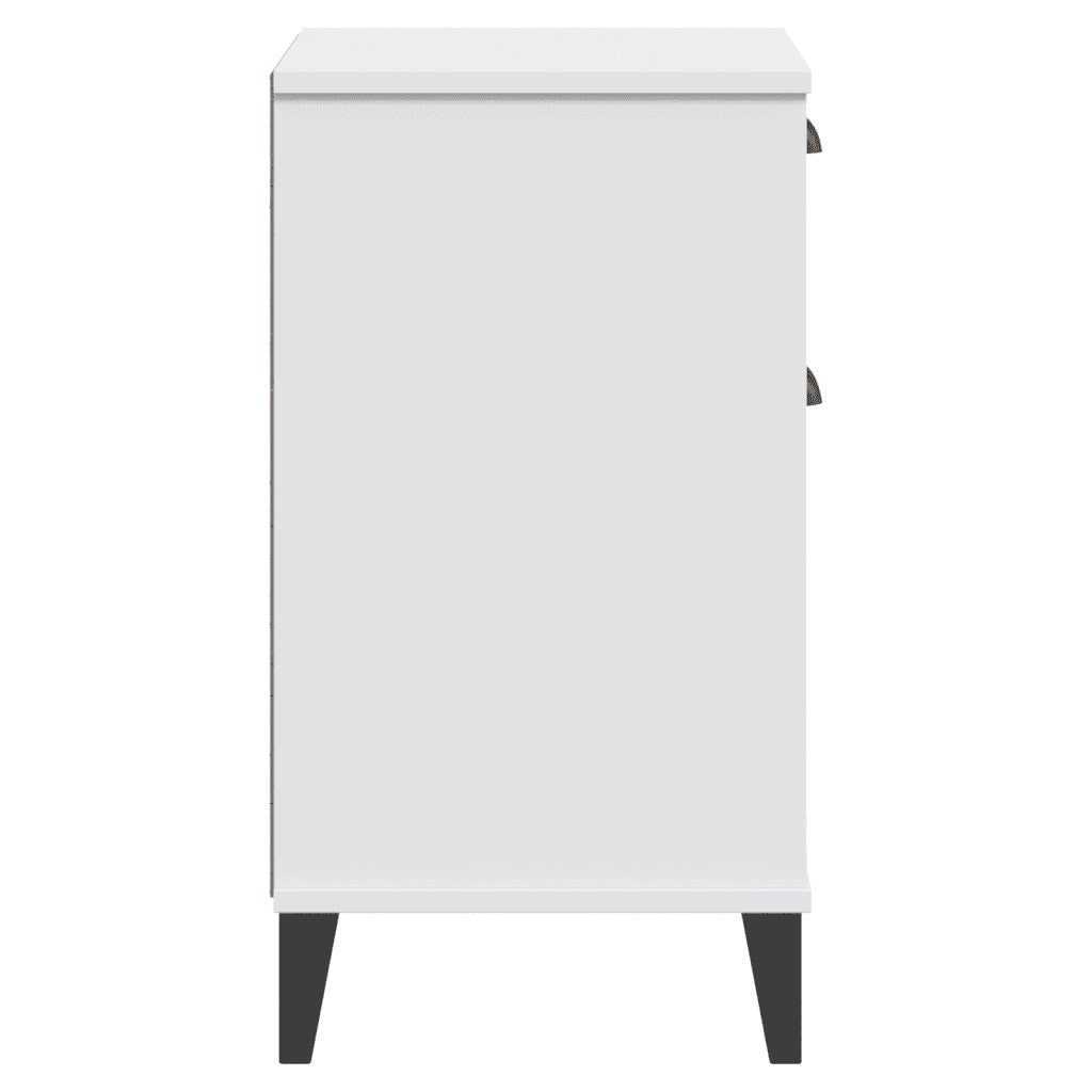 Comodino VIKEN Bianco in Legno Multistrato 374914