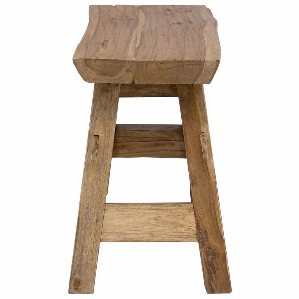 panchina Naturale 100 x 29 x 43,5 cm Legno di teak solido 42007498