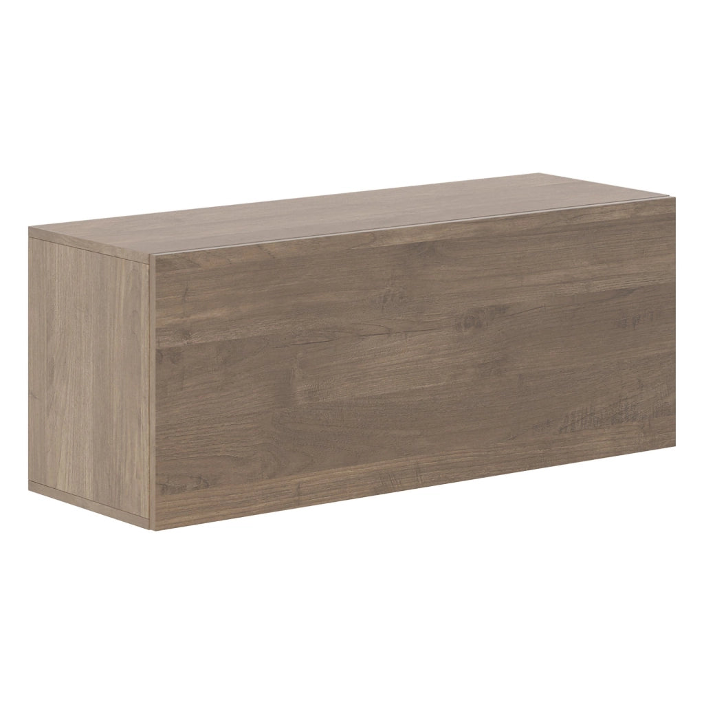 Pimonte, Mobile Pensile Modulabile, 100x40h cm Marrone Noce