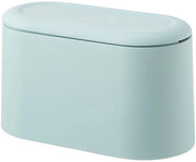 Mini cassettino con coperchio, piccola cassetta per il tavolo, mini cassettino per il bancone, piccolo contenitore (azzurro chiaro)