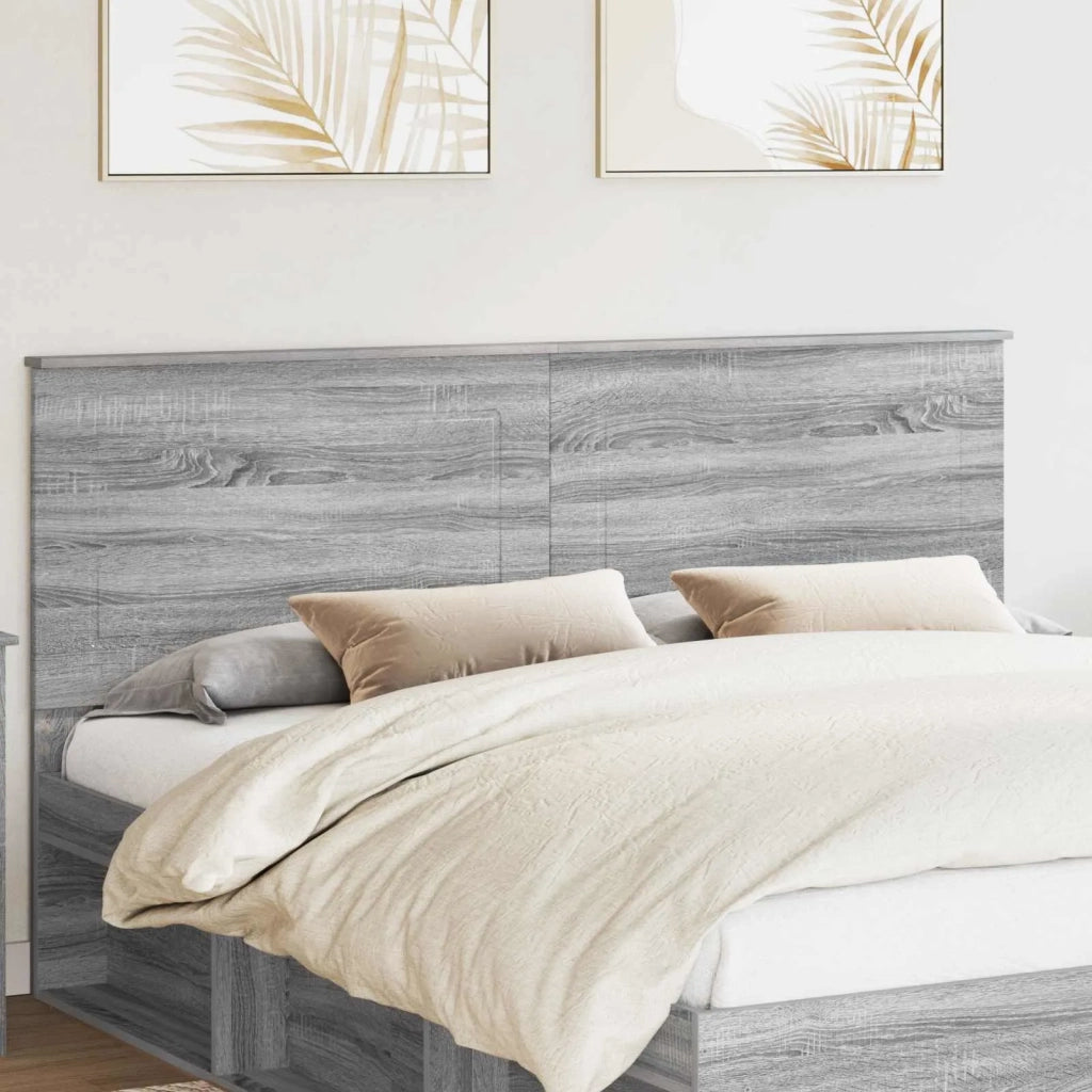 Testiera Sonoma grigia 100 cm Legno ingegnerizzato 887611