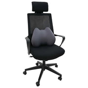 Cuscino lombare Grigio Schiuma Memory 40 x 32 x 14 cm CFW7881467