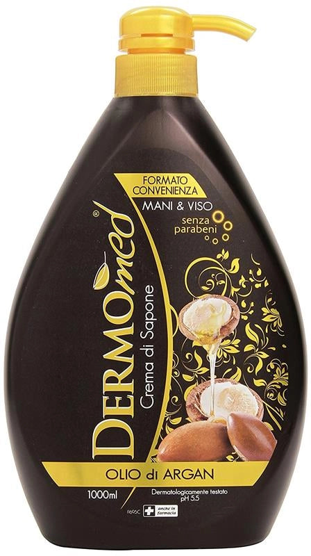 DERMO MED SAPONE LIQUIDO OLIO DI ARGAN SENZA PARABENI 1LT