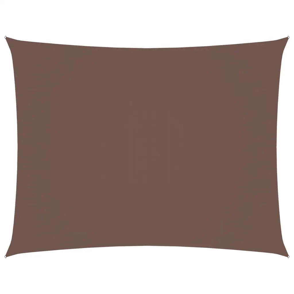Parasole a Vela Oxford Rettangolare 2,5x4 m Marrone cod mxl 9948
