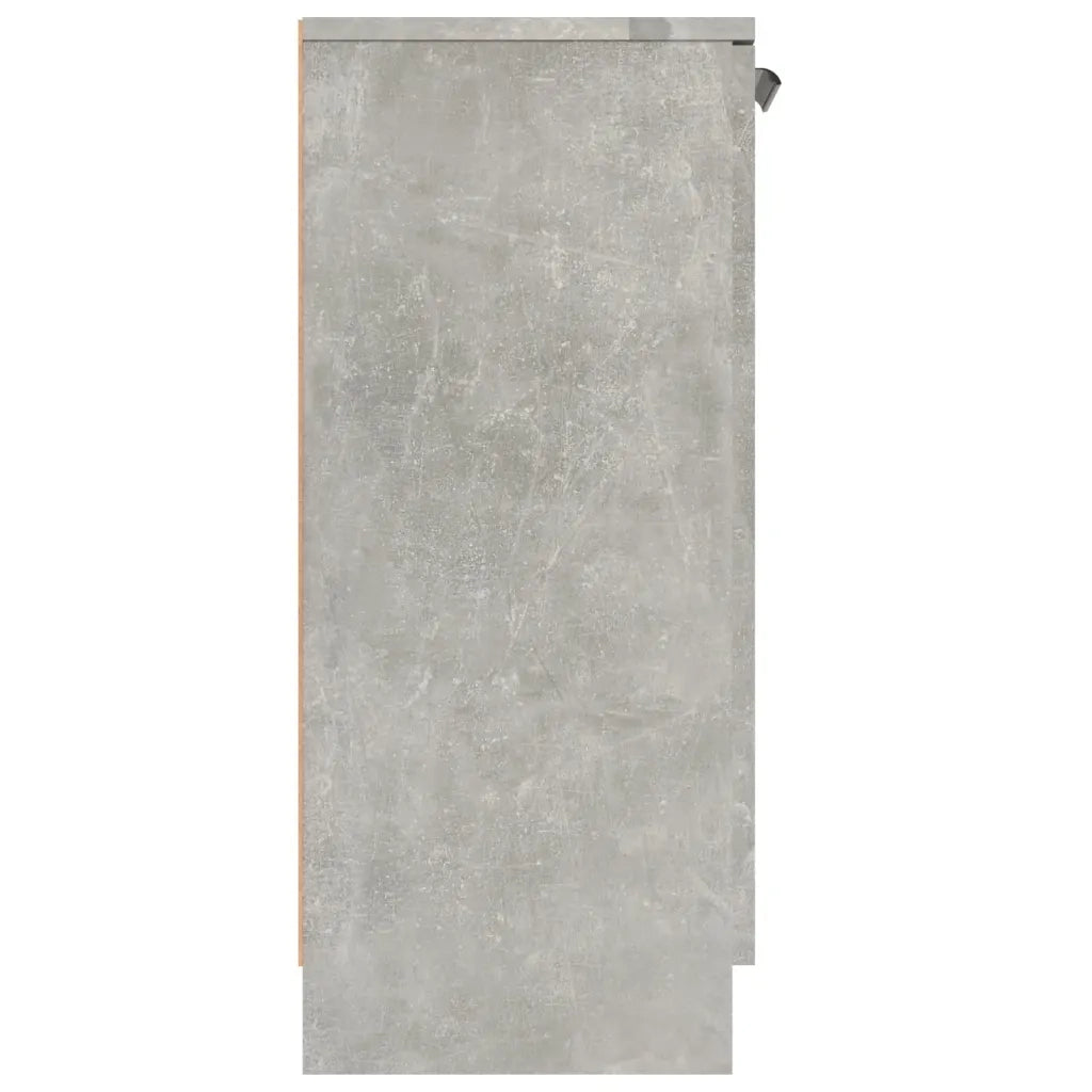 Credenze 2 pz Grigio Cemento 60x30x70 cm in Legno Multistrato 3115815