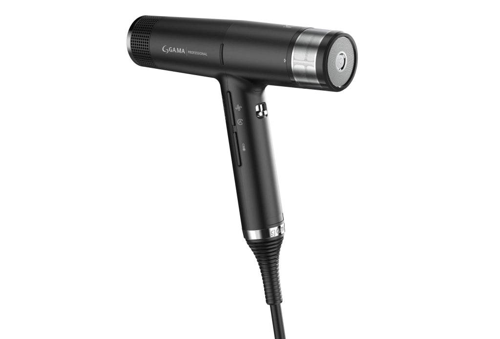 Ga.ma PH6065.BK iQ1 Perfetto Asciugacapelli 1600W Motore Brushless 110000 rpm Oxy-Active 3 velocita' 4 temperature colore Nero