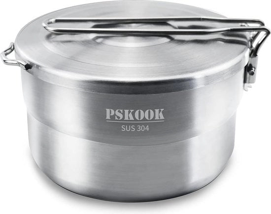 Pentola alluminio per cucina all'aperto set di cottura per campeggio e trekking
