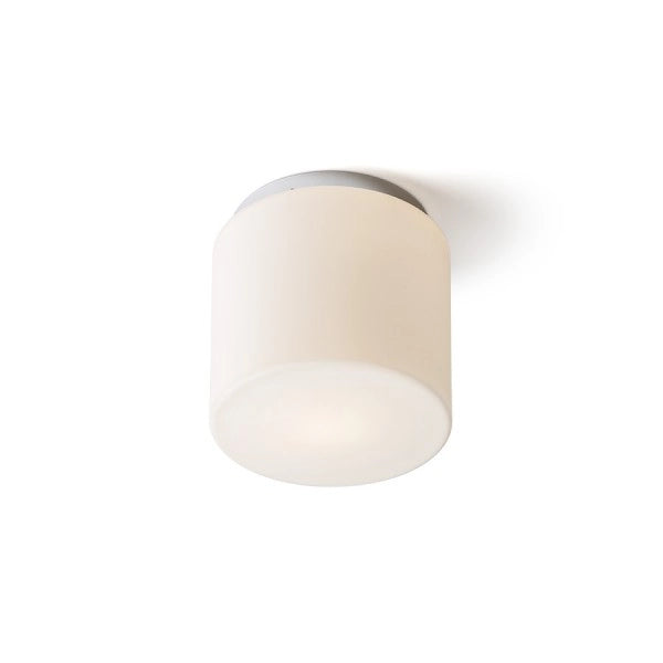 Plafoniera ARANA R 17 da soffitto vetro opalino/cromo 230V E27 15W IP44