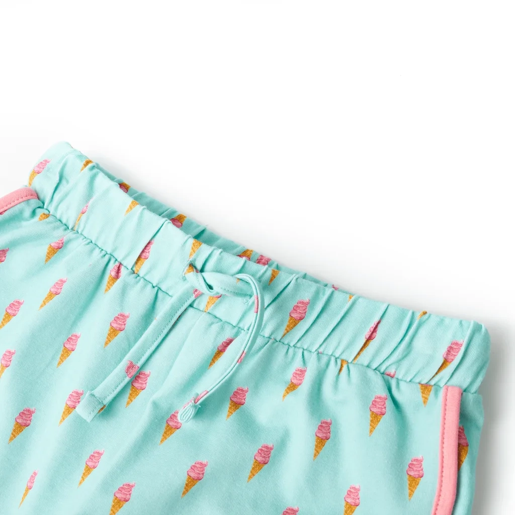 Pantaloncini per Bambini con Coulisse Menta Chiaro 140 CFW5910902