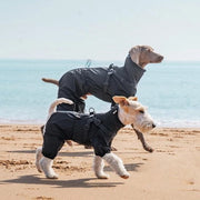 Giubbotto Impermeabile Riflettente per Cani di Piccola e Media Taglia - Grigio 3XL