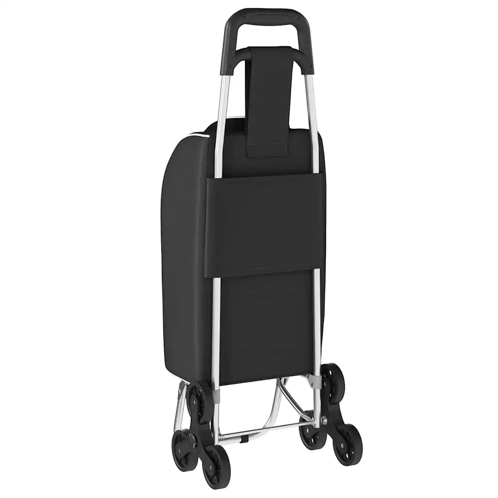 Carrello della spesa Nero 39,5 x 33 x 93 cm Tessuto Oxford 42002342
