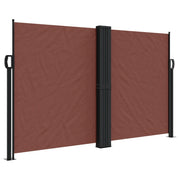 Tenda da Sole | Tenda parasole Laterale Retrattile Marrone 140x600 cm