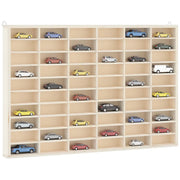 Vetrina da collezione in legno con 60 scomparti 60x4,5x40,5cm 4017378