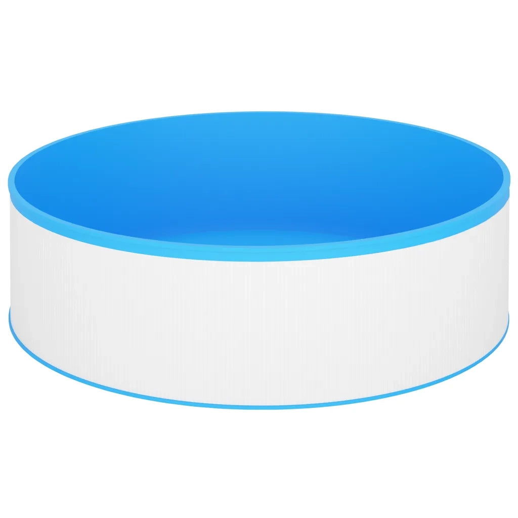 Piscina Fuori Terra con Skimmer e Pompa Sospesi 350x90cm Bianca 3070798