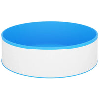 Piscina Fuori Terra con Skimmer e Pompa Sospesi 350x90cm Bianca 3070798