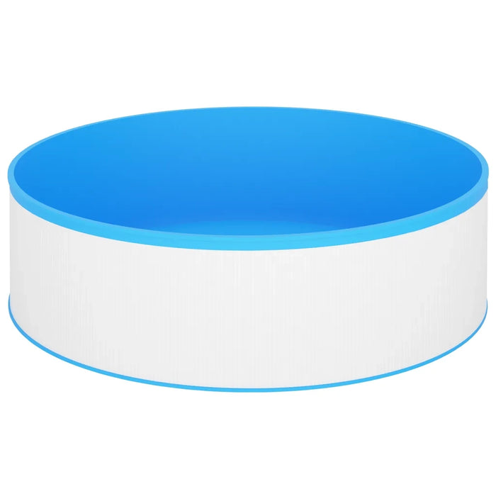 Piscina Fuori Terra con Skimmer e Pompa Sospesi 350x90cm Bianca 3070798