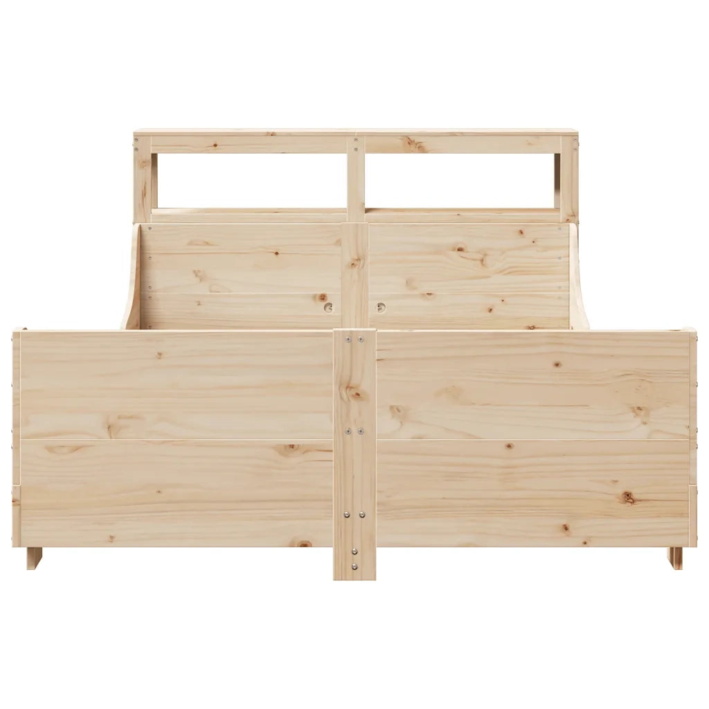 Letto senza Materasso 150x200 cm in Legno Massello di Pino 3306456