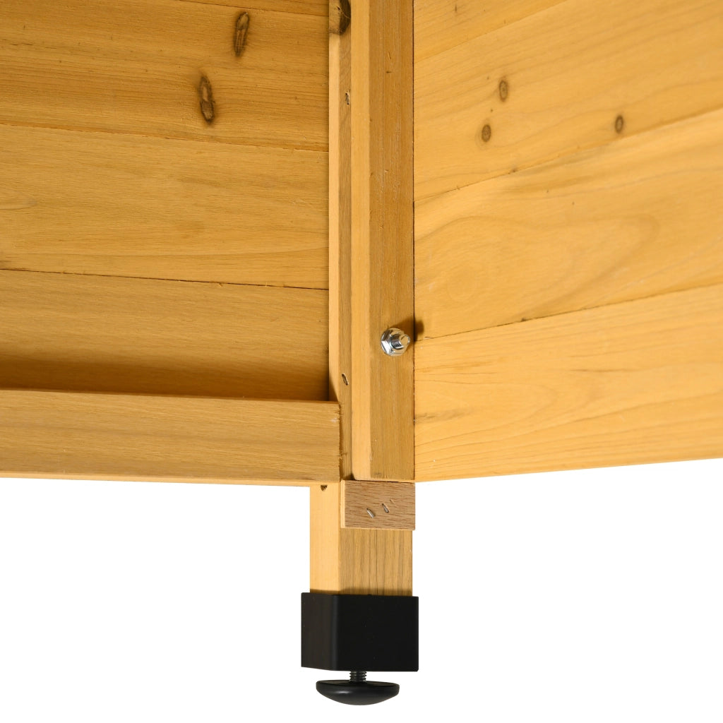 Ricovero per robot tagliaerba in legno con tetto bitumato, 75x76x70 cm, giallo