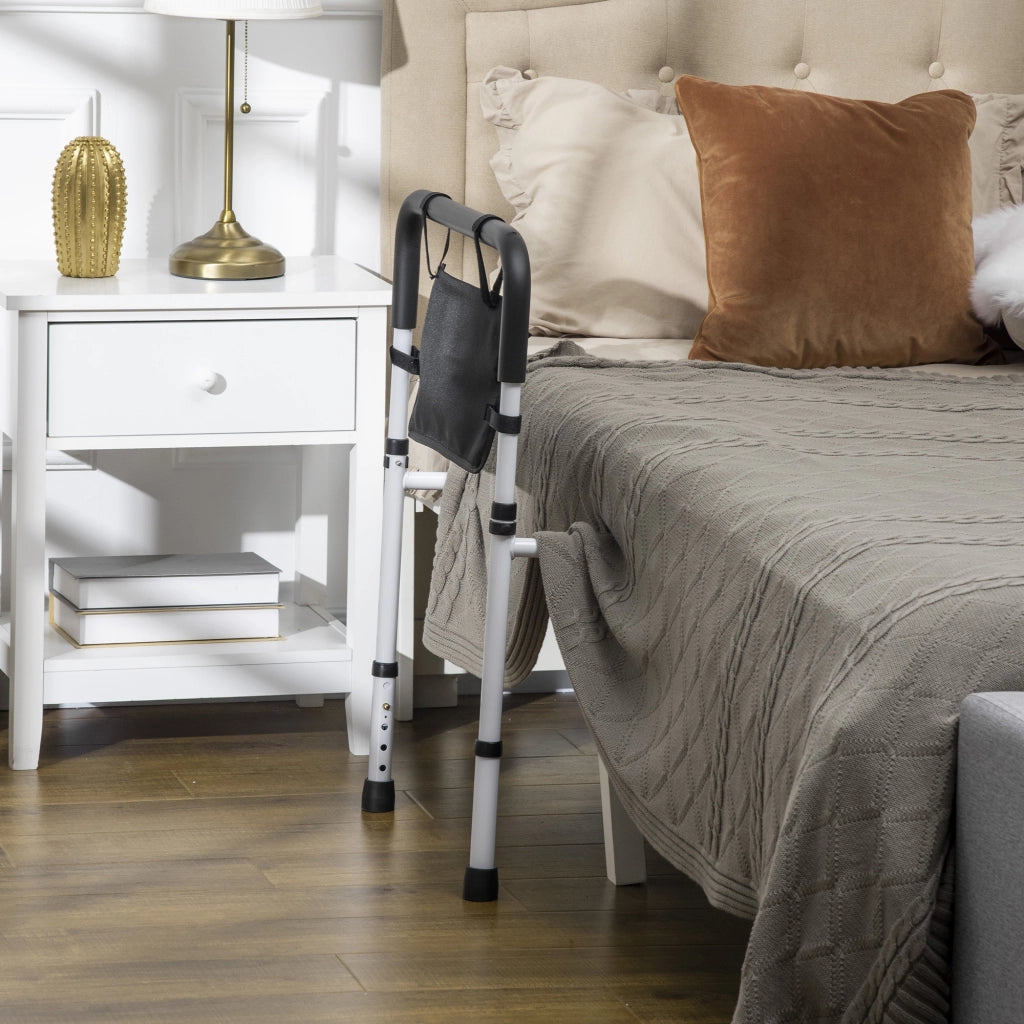 Maniglia per Letto Regolabile ¨C Zephmum ¨C Acciaio Bianco