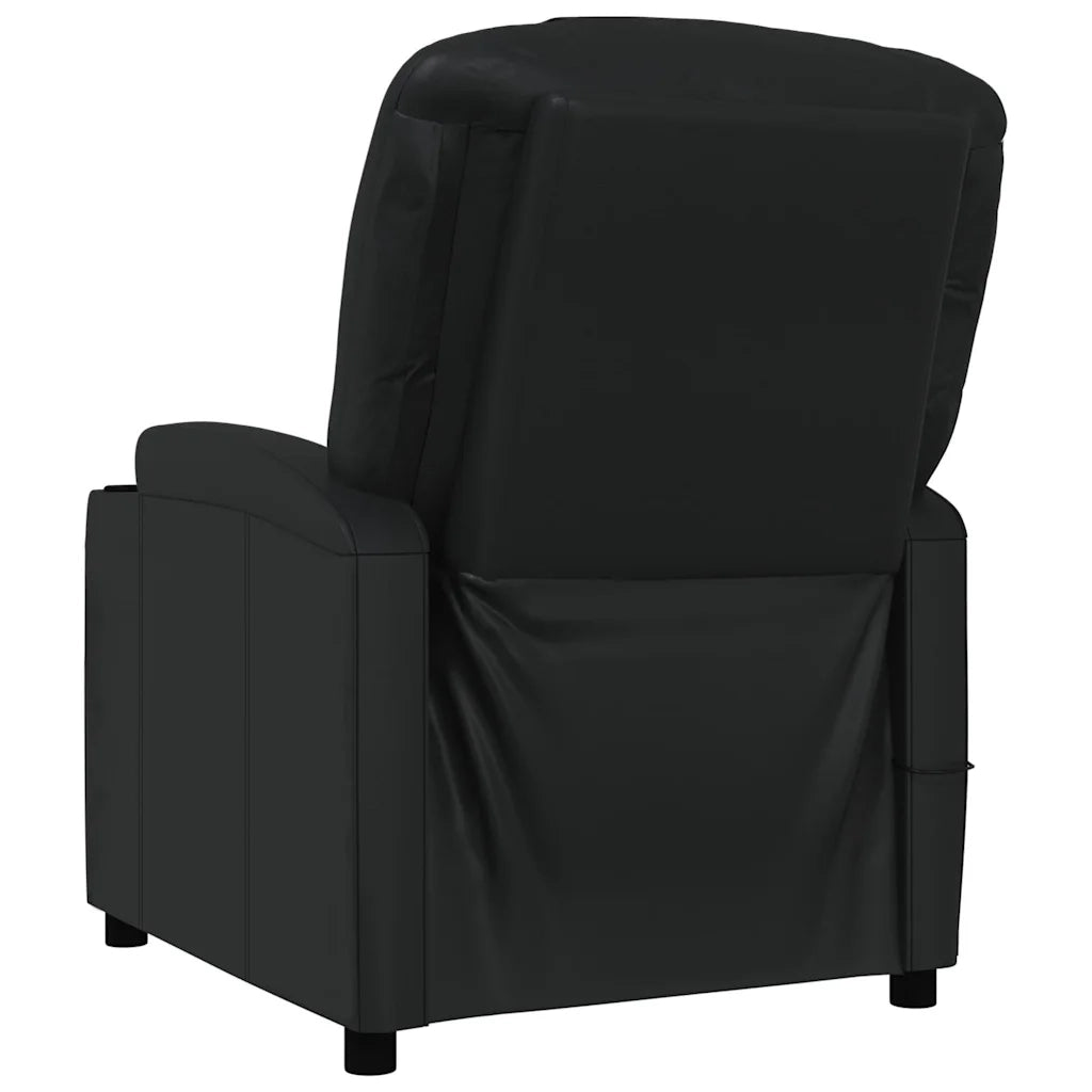Divano Sedia-Poltrona Massaggiante Nera in Similpelle 693687