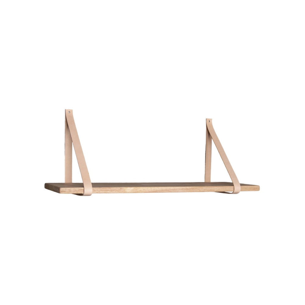 Mensola Marea, Marrone, Legno, 20x80x2 cm