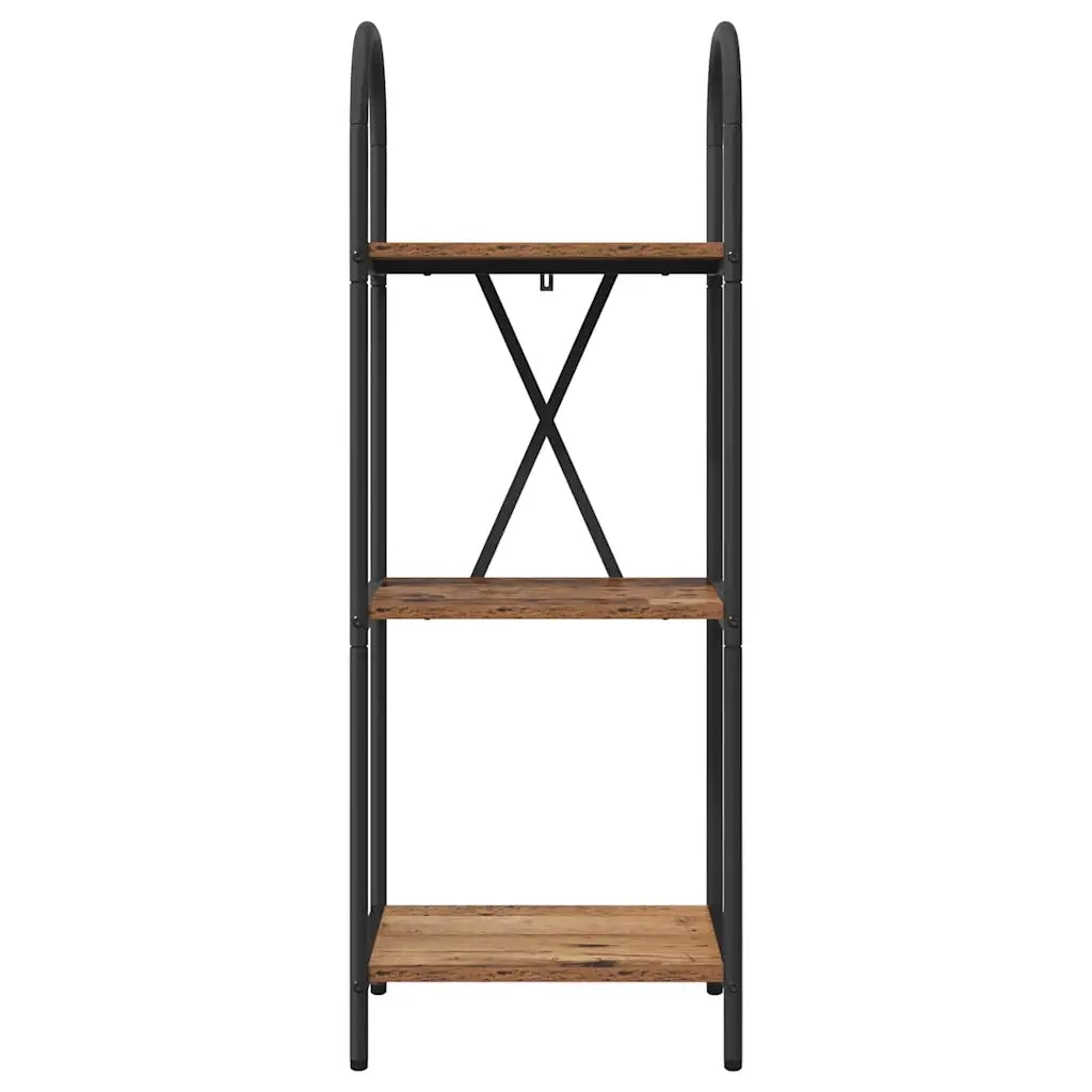 Libreria-Scaffale per Libri-Mobile di Stoccaggio Legno vecchio 40 x 30 x 109 cm Legno multistrato 404941