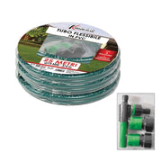Kit Tubo da Giardino in PVC Diametro 19 mm 25 Metri + Accessori