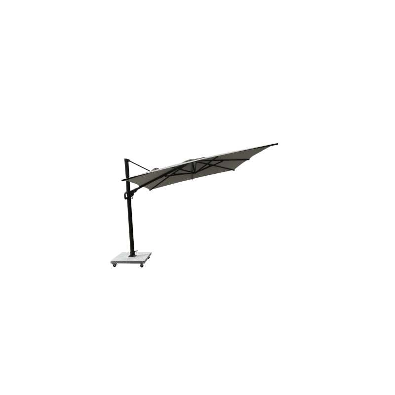 Ombrellone Noah alluminio palo lateraleantracite m3x3h2,42 con cover