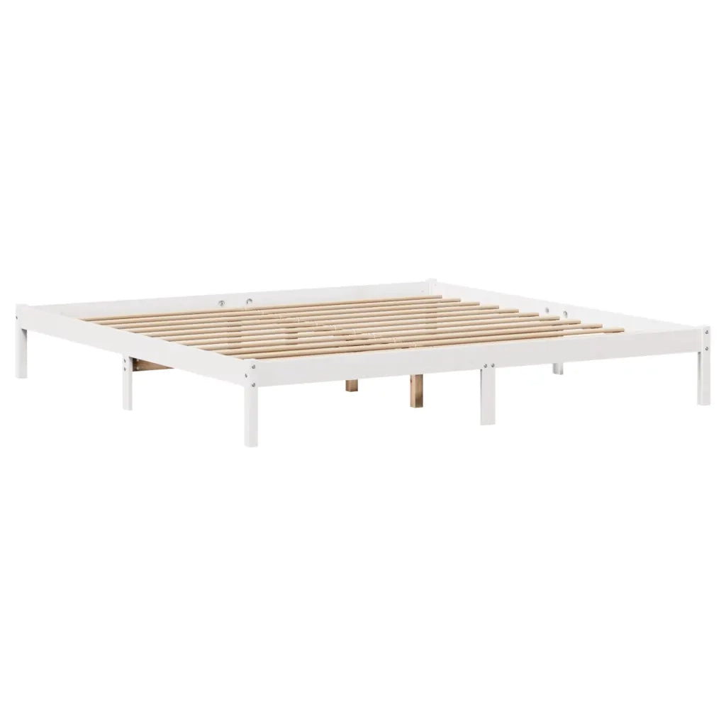 Giroletto con Libreria senza Materasso 180x200 cm in Legno Pino