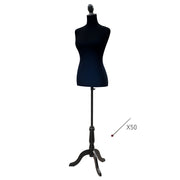 Manichino Sarti Moda Aggiustabile ¨C zephmum ¨C Nero 130-168 cm