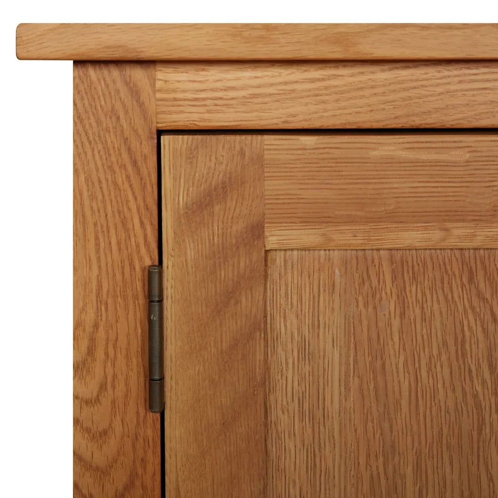Credenza 70x35x75 cm Legno Massello di Rovere 289188