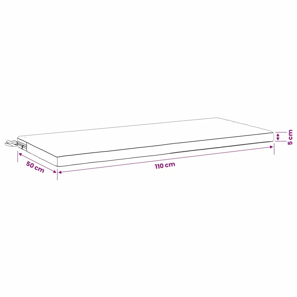 Cuscini per Panchina a 2 Pezzi SOEST 2 pz 100% Poliestere Nero 949285