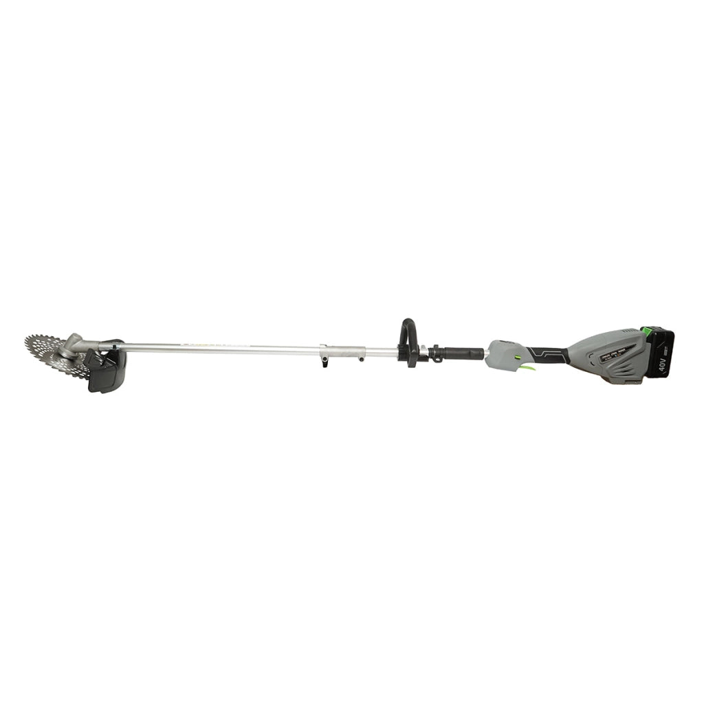 Decespugliatore elettrico multifunzione 1500W, batteria 40V/2Ah, 3 velocità 6000-8000 giri/min, accessori inclusi