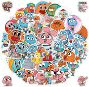 Etichette PVC acqua-resistenti 100 pezzi - Etichette cartoon - Sicure e non tossiche - Adatte per uso interno/esterno - Stampate con alta risoluzione - Etichette decorative