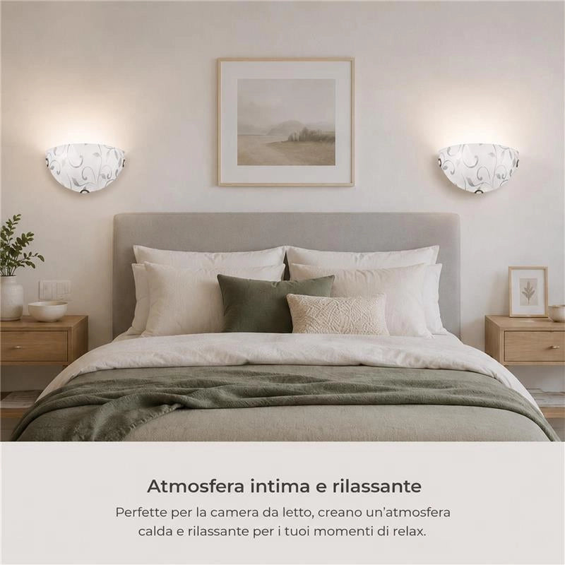 LENA LAMPADA APPLIQUE 1 LAMPADINA E27 30 CM