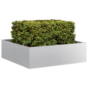 Fioriera 100x100x30 cm in Acciaio Zincato 860813